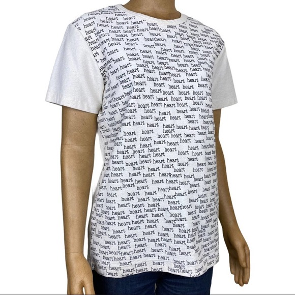 Make It Good Organic Heart Printed Shirt Med - Picture 4 of 11